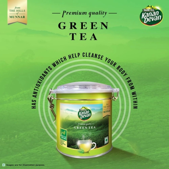 Tata Tea Kanan Devan, Premium Green Tea, From the Hills of Munnar, 50g