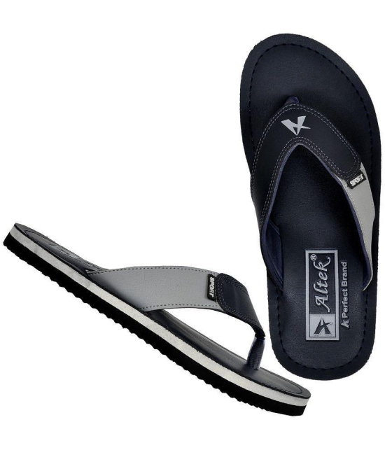 Altek - Navy Mens Thong Flip Flop - None