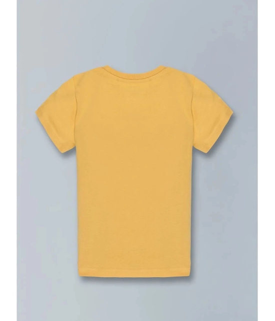 PLUM TREE - Yellow Cotton Blend Boys T-Shirt & Shorts ( Pack of 1 ) - None