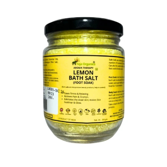 Teja Organics Lemon Bath Salt 200 gm