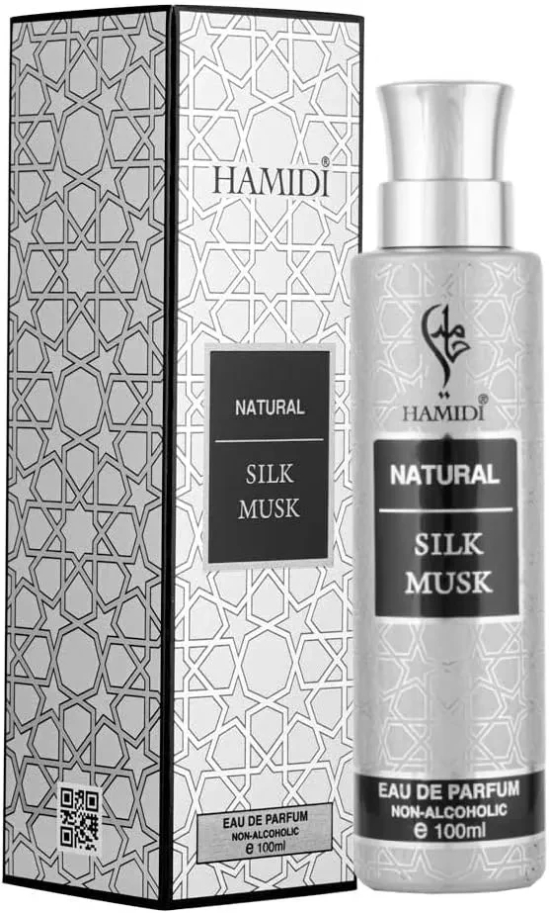 Hamidi Non Alcoholic Natural Silk Musk Water Perfumes for Unisex 100ML - perfume for men - parfum for women - fragrance - Offers - Alcohol Free - Long Lasting