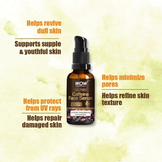 Caffeine Face Serum - To Revive Dull & Tired Skin - For Men & Women