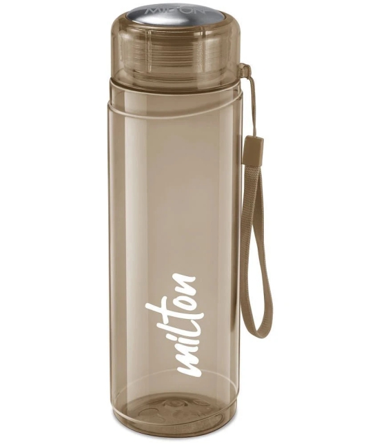 Milton HECTOR 1000 PET  Brown Water Bottle 1000 ml (Set of 1) - Brown