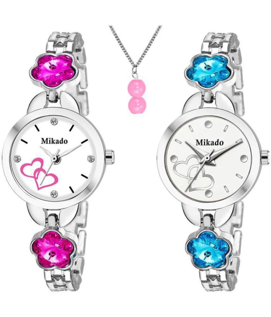 Mikado - Analog Watch Watches Combo For Women and Girls ( Pack of 3 )