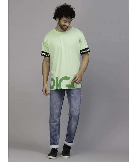 Rigo - Mint Green 100% Cotton Oversized Fit Mens T-Shirt ( Pack of 1 ) - None