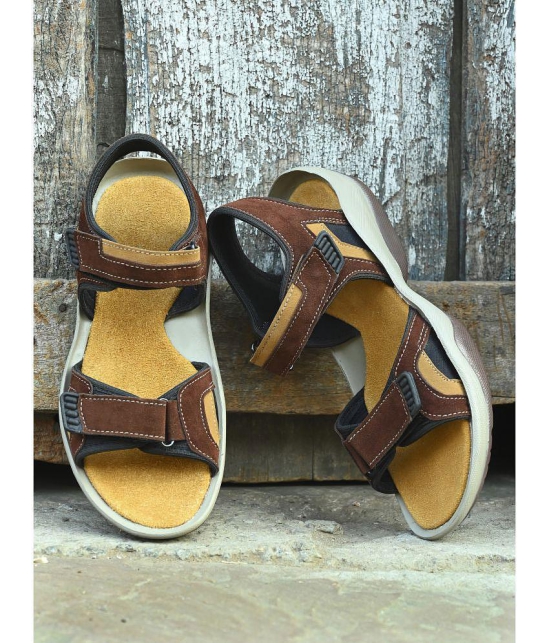 Bucik - Brown Mens Sandals - None