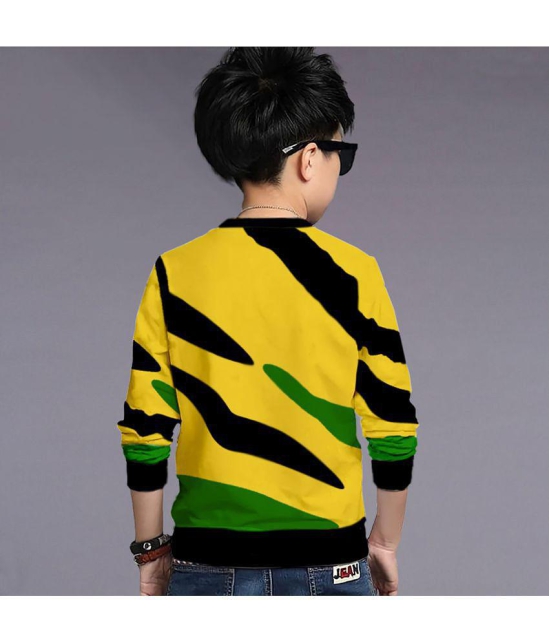 Supersquad - Bright Yellow Cotton Boys Sweatshirt ( Pack of 1 ) - None