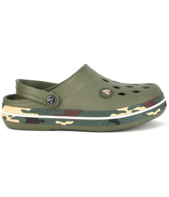 Aqualite - Olive Mens Clogs - None