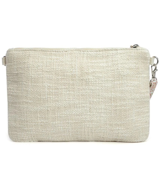 Anekaant - Off White Cotton Sling Bag - Off White