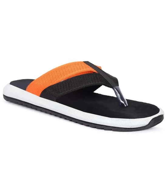 Aadi - Orange Fabric Daily Slipper - None