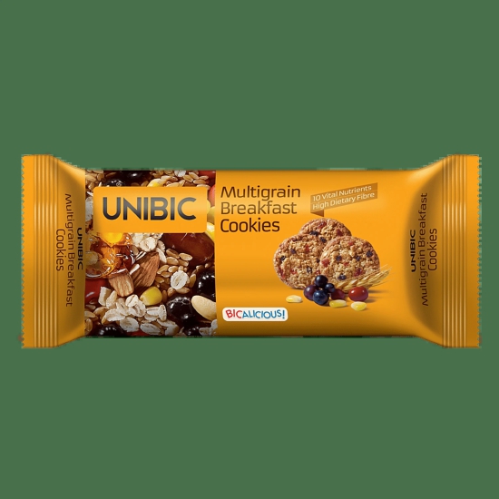 Unibic Cookies - Multigrain Breakfast, 75 G Pouch