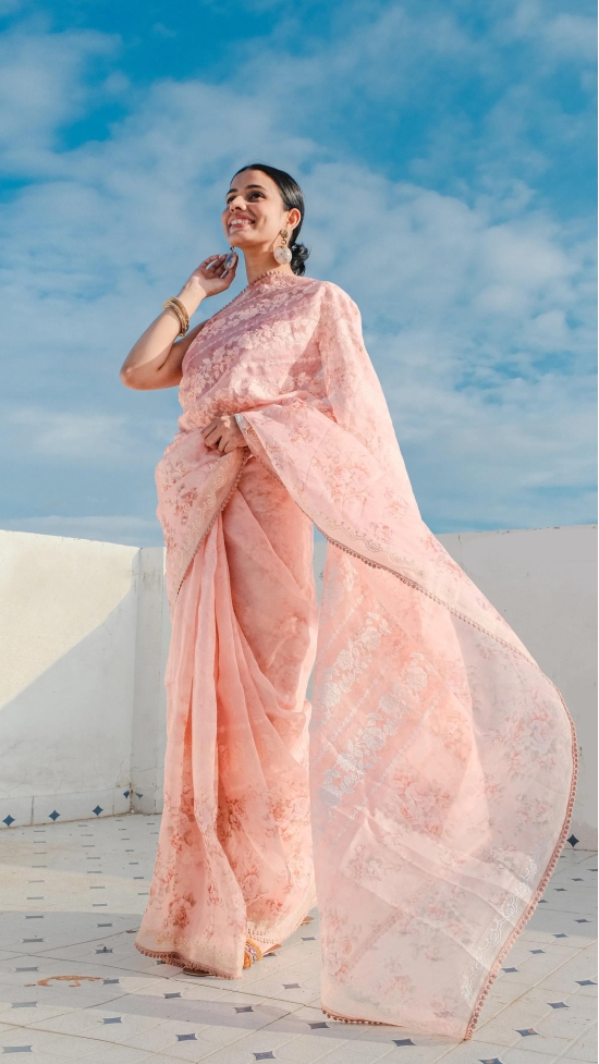 Organza Saree