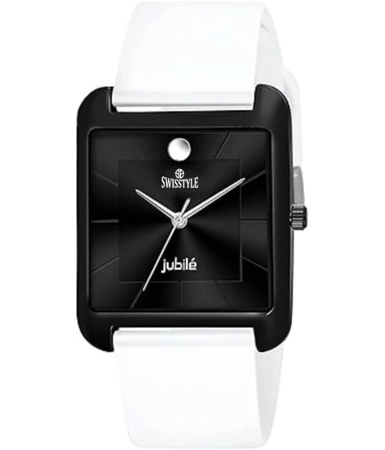 Swisstyle White Silicon Analog Mens Watch