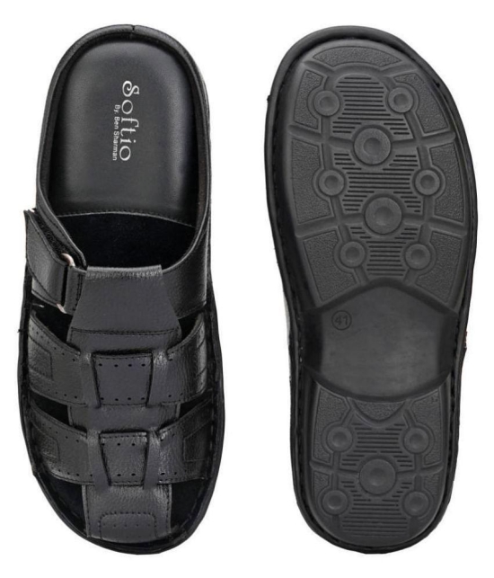 softio Black Flip Flops - 7