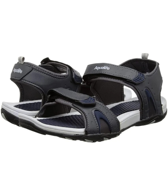 Aqualite - Dark Grey Mens Floater Sandals - None