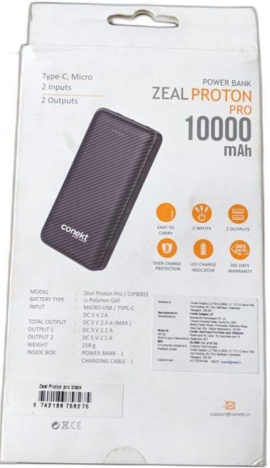 CONEKT ZEAL PROTON PRO POWERBANK