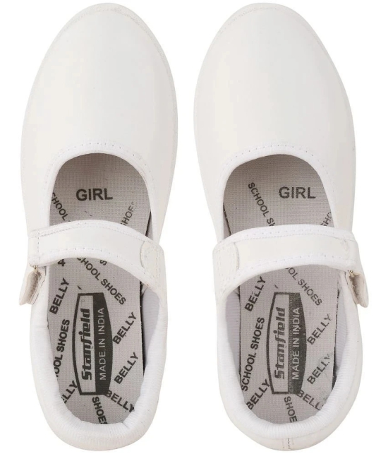 Stanfield - White Girls School Shoes ( 1 Pair ) - None