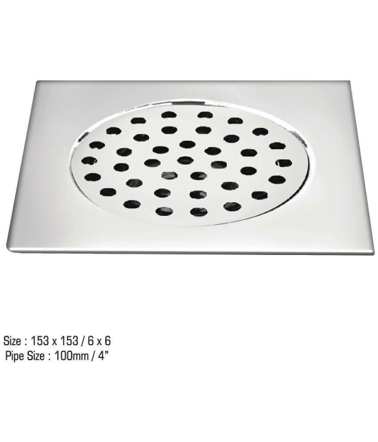 Sanjay Chilly SS Square Floor Drain Grating with Lock (6