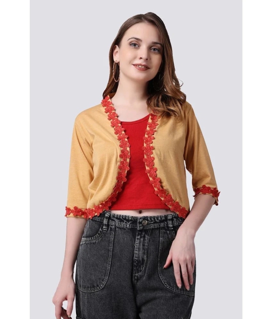 Affair Cotton Shrugs - Yellow Single - None