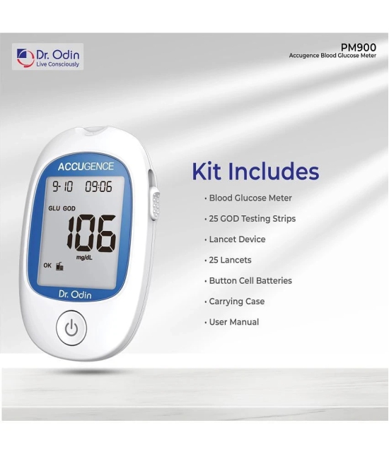 DR. ODIN PM900 White Glucometer