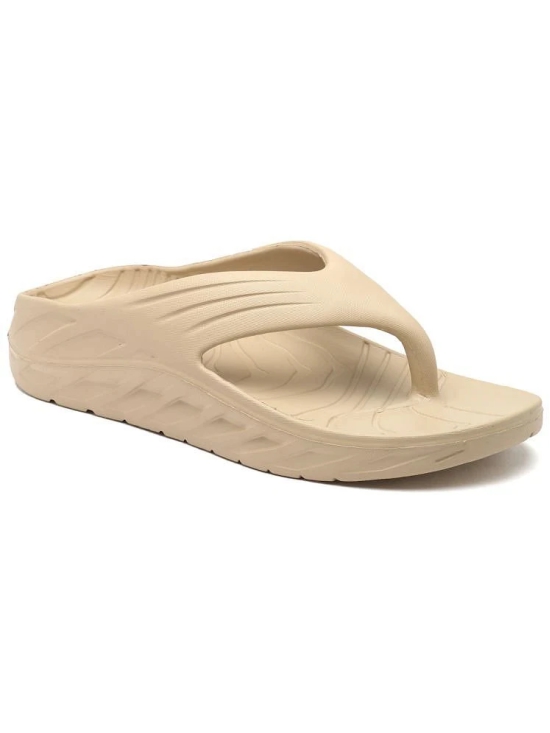 Bersache Beige Mens Thong Flip Flop - None