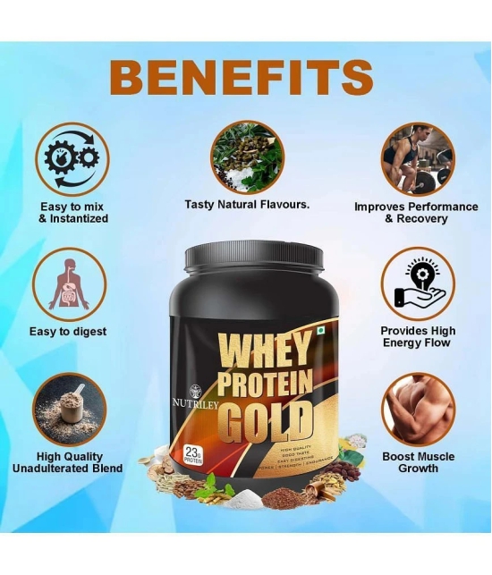 Nutriley Whey Gold Whey Protein ( 1000 gm , American Icecream - Flavour )