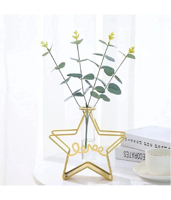 NAMRA Star Shape Flower Pot Without Flower | Desktop Plant Vase | Plant Holder for Home/Wedding Decoration | Plant Container | Home Decor Tool