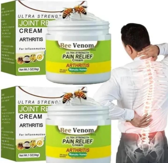 Bee Venom Joint and Bone Therapy Cream-100 Gm (Pack of 2)-Pack of 2