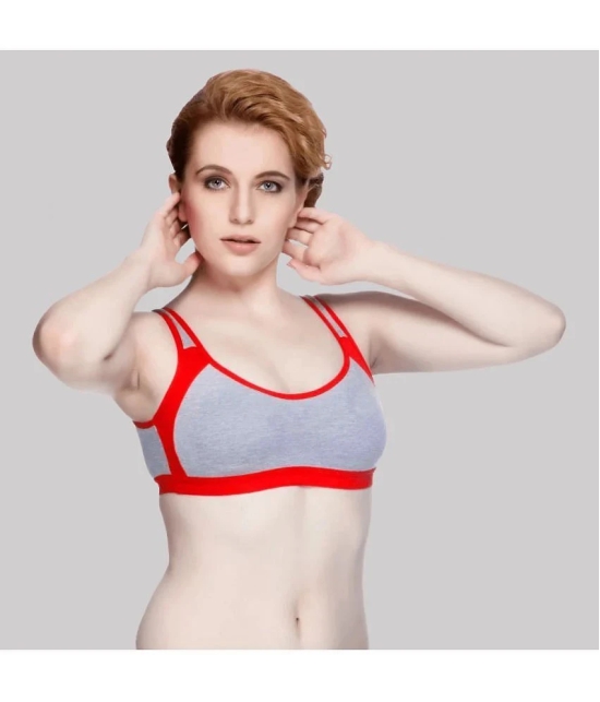 Kiran Enterprises Multicolor Cotton Non Padded Womens T-Shirt Bra ( Pack of 2 ) - None