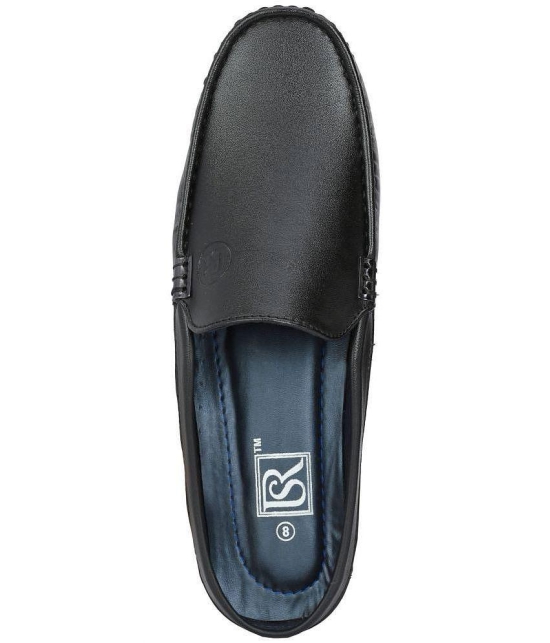 ShoeRise Open Half Loafers - Black Mens Mules Shoes - None