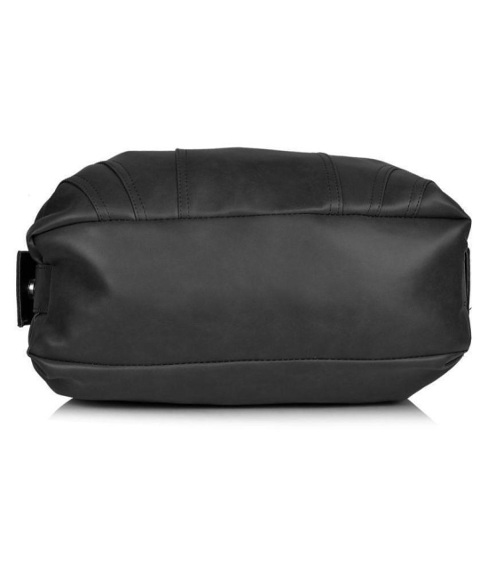 Fostelo - Black  PU Shoulder Bag - Black