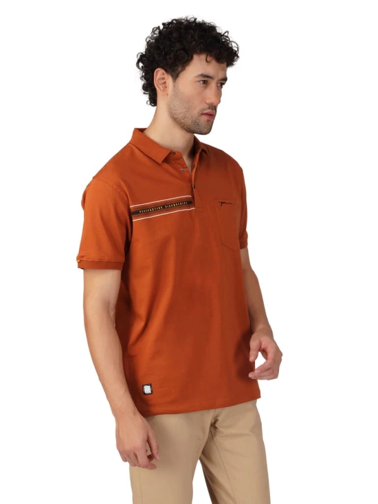 Men's Polo Printed Tshirt with Pocket