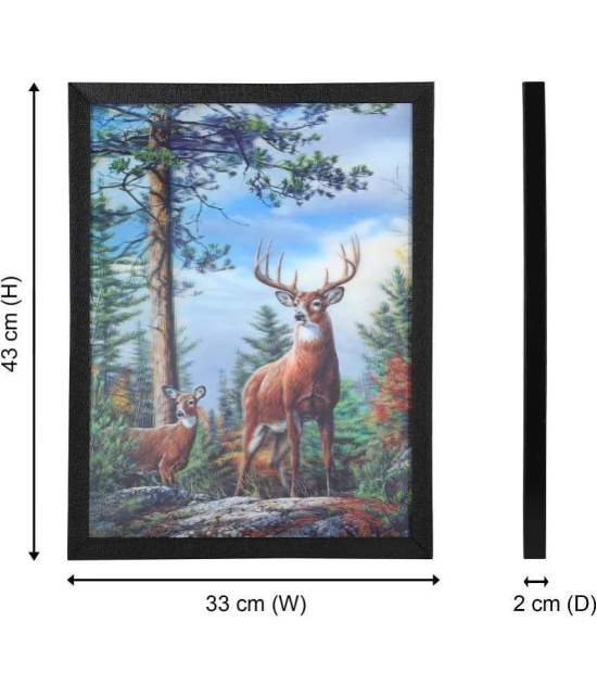 Saf 5D Animal Painting With Frame