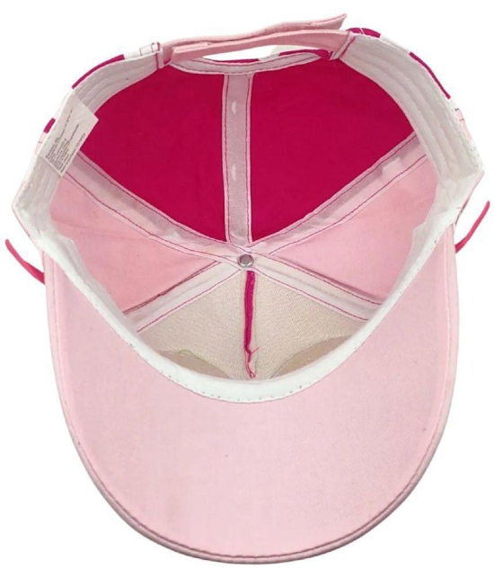 Zacharias girl's Kids Cotton Cap kc-05 (Pink_1-4 Years) (Pack of 1) - None