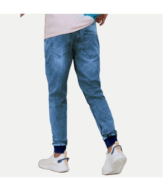 Radprix Regular Fit Jogger Mens Jeans - Light Blue ( Pack of 1 ) - None