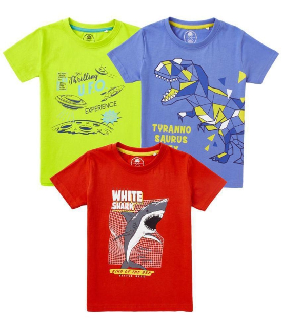 Cub Mcpaws - Multi Color Cotton Boy's T-Shirt ( Pack of 3 ) - None