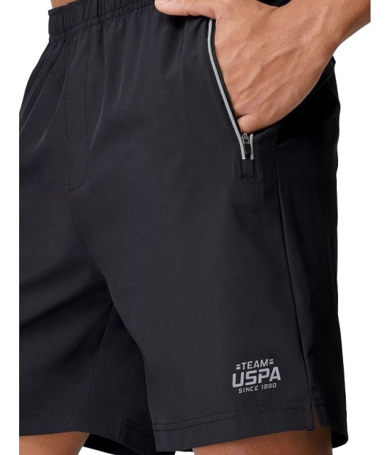 U.S. Polo Assn. Black Polyester Mens Shorts ( Pack of 1 ) - None