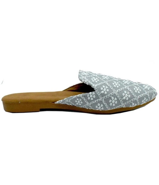 Anjaneya Creations - Gray Womens Mules - None