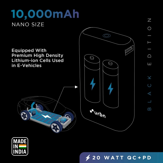 10000 mAh Nano Power Bank-Purple