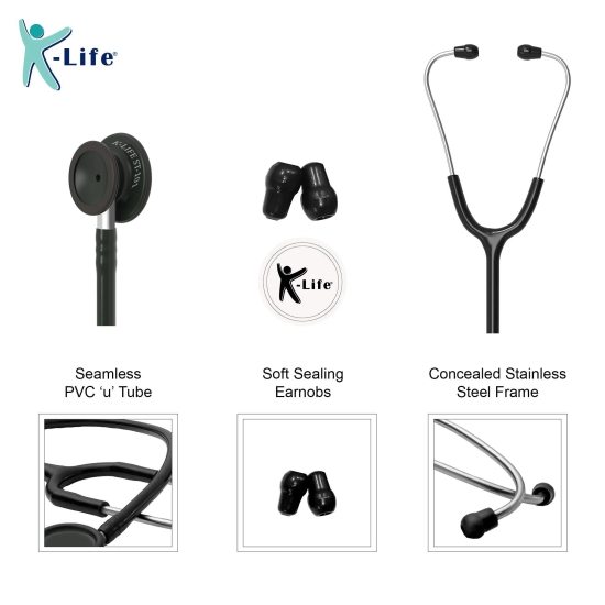 K-life ST-101 Professional Single head Chest Piece for medical students nurses doctors Acoustic Stethoscope