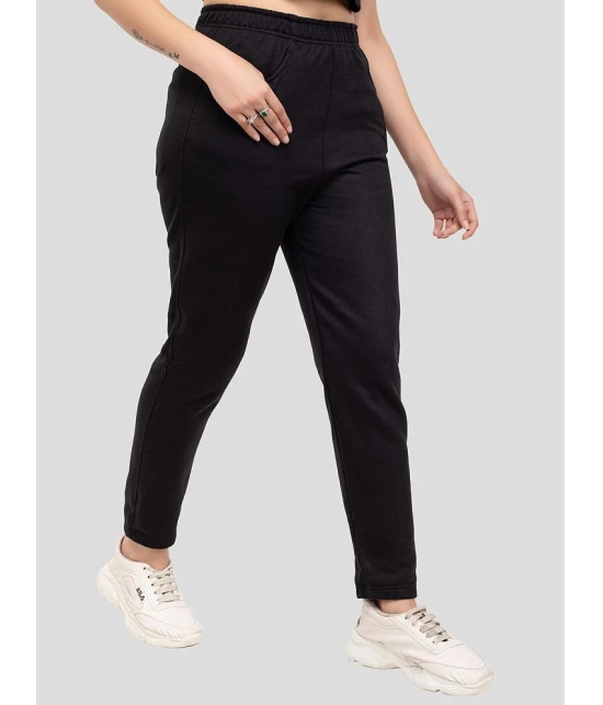 YHA - Black Fleece Womens Running Trackpants ( Pack of 1 ) - None