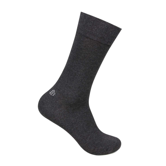 Men Cotton Odour Free Plain Socks Brown Free Size