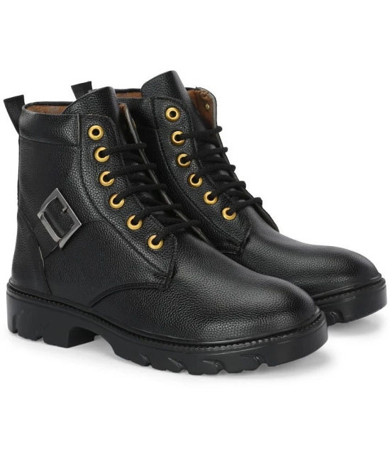 Leeport Black Mens Casual Boots - None