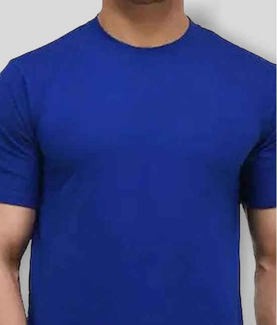 SKYRISE - Blue Cotton Slim Fit Mens T-Shirt ( Pack of 1 ) - None