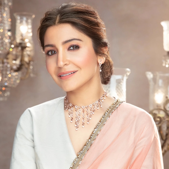 Anushka Sharma Rose Gold Queen Of Dreams Earrings