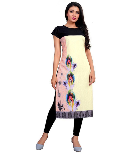 BROTHERS DEAL Multicolor Crepe Straight Kurti - Single - XXL