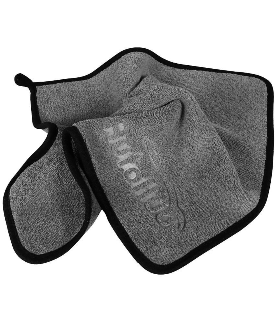 Auto Hub Grey 800 GSM Drying Towel For Automobile ( Pack of 4 )