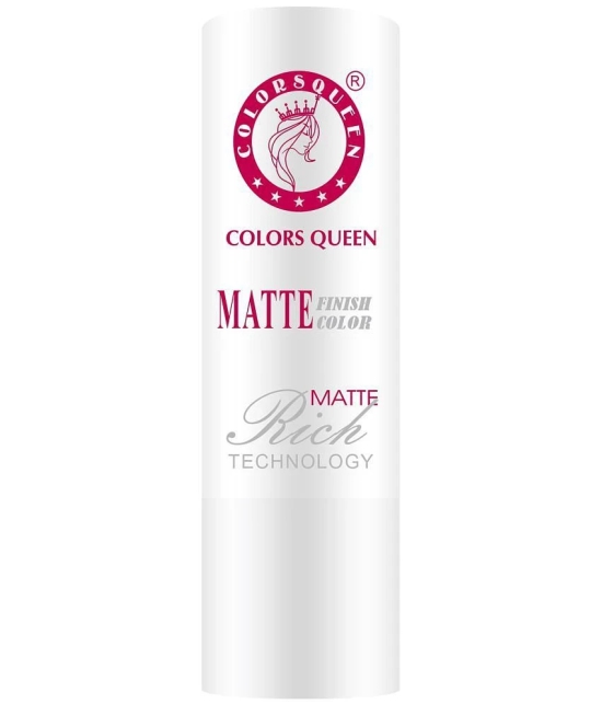 Colors Queen Rich Color Matte Finish Lisptick 3g, Matte Red(Shade - 01)