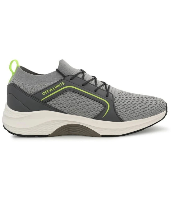 OFF LIMITS - REUBEN Gray Mens Sports Running Shoes - None