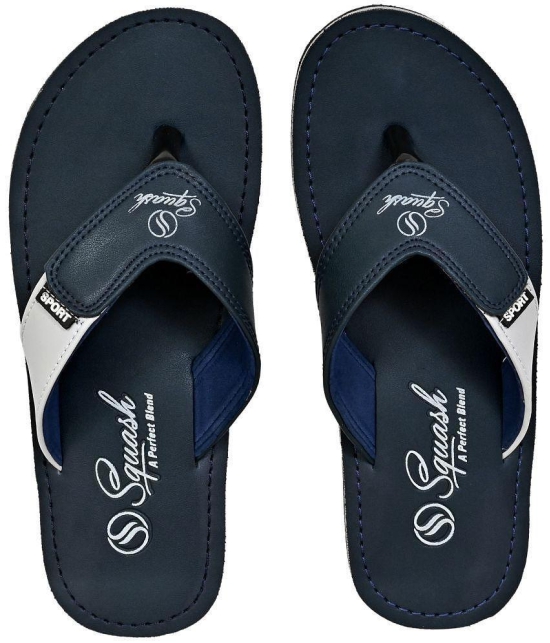 Squash - Blue Men's Thong Flip Flop - None